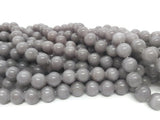 Jade  gris - 8 mm - 40 Perles