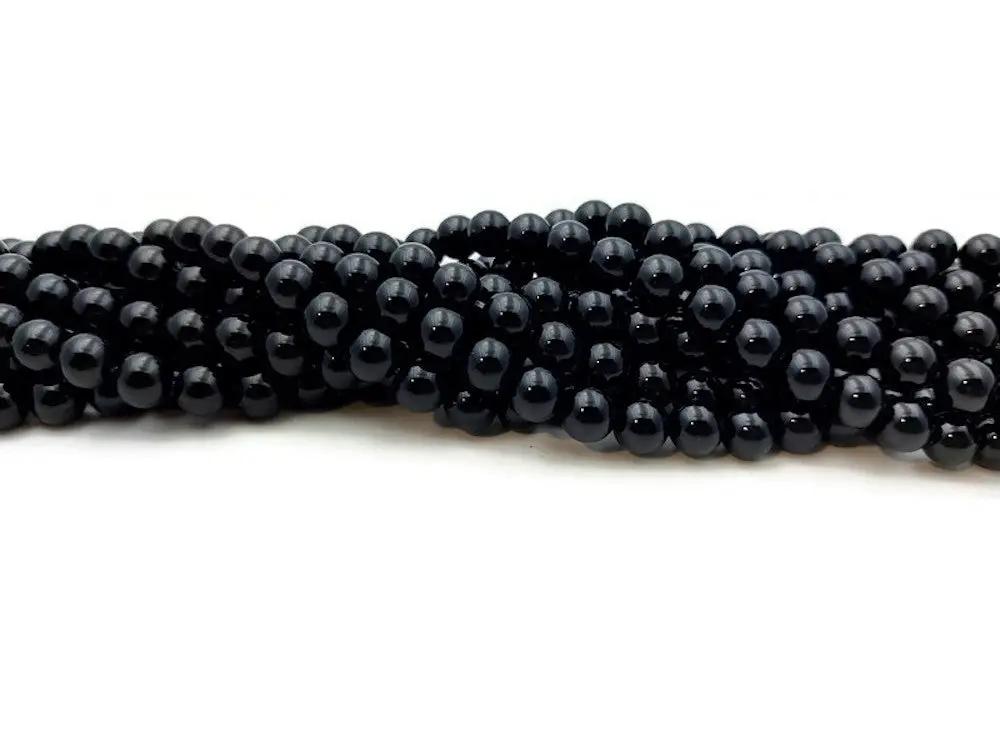 Onyx noir - 8 mm - 40 Perles Les Précieuses Perles