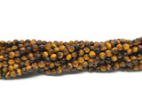 Œil de tigre grade A - 4 mm - 80 Perles
