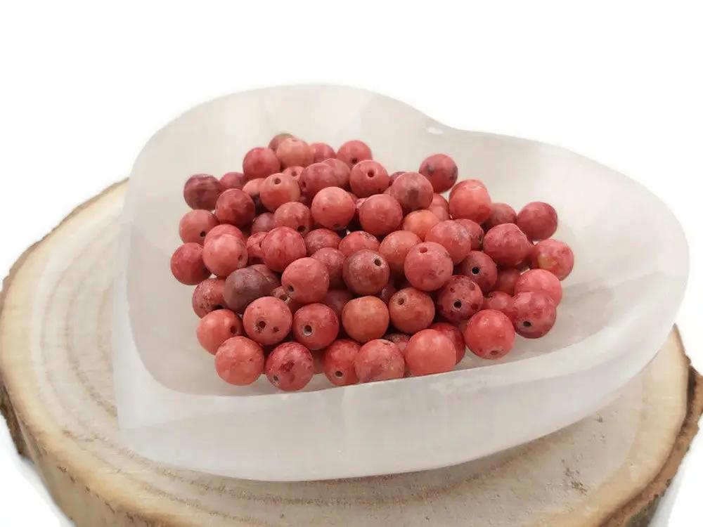 Agate crazy lace rouge - 8 mm - 20/40 Perles Les Précieuses Perles