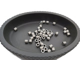 Perles cylindres inox - 5 x 4.5 mm - Lot de 10/20