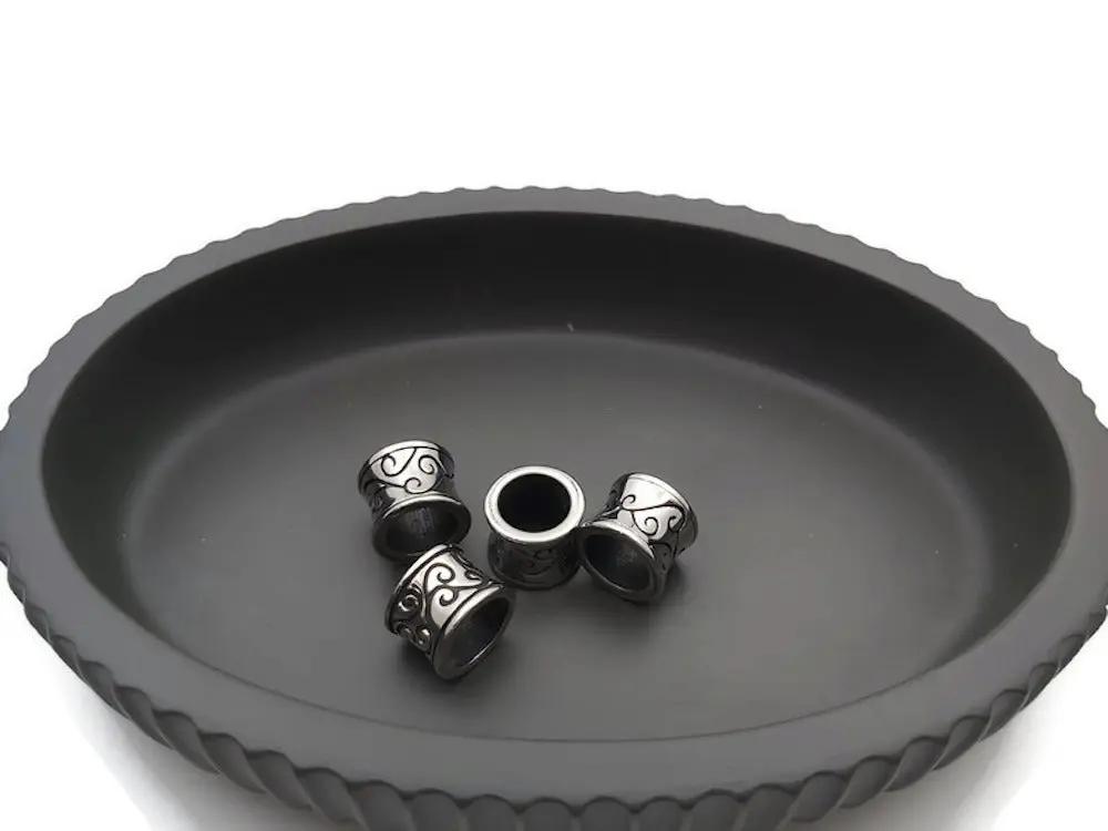 Perle décorative inox - 11.5 x 9 mm Les Précieuses Perles