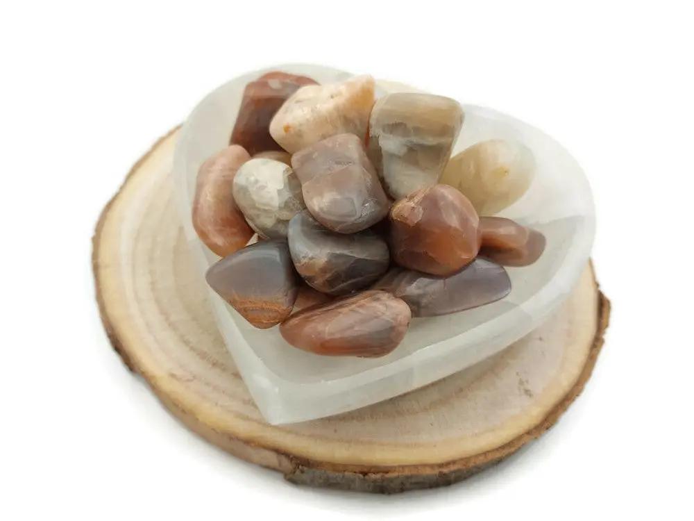 Pierre de lune grade A  - Inde - Pierre roulée Les Précieuses Perles