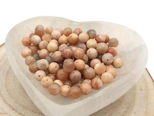 Pierre de soleil - 8 mm - 20/40 Perles Les Précieuses Perles