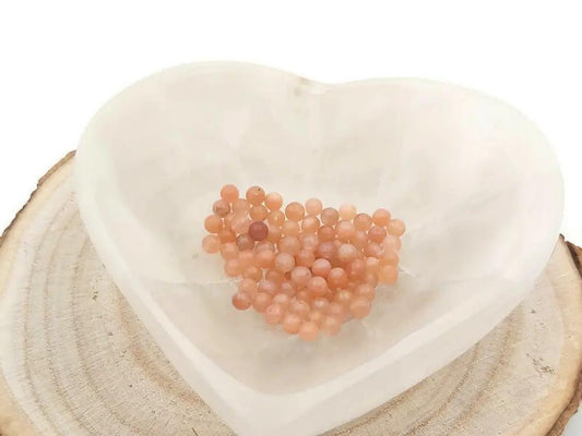 Pierre de soleil Grade A - 4 mm - 40 Perles Les Précieuses Perles