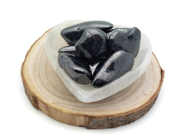 Shungite Grade AA  - Russie - Pierre roulée