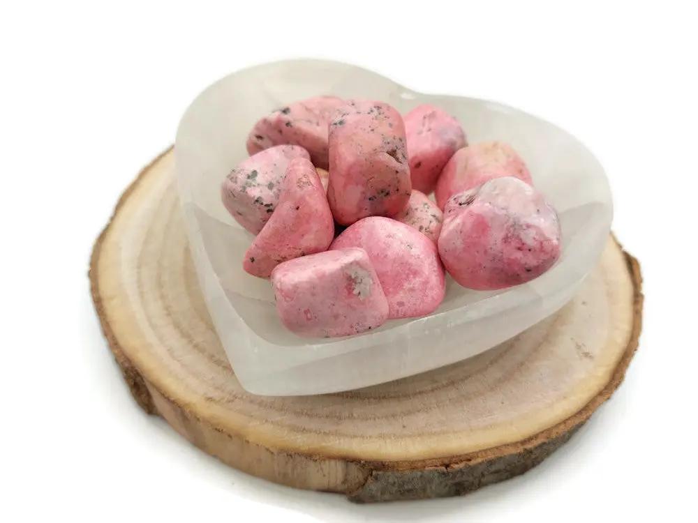 Rhodochrosite grade A  - Pérou - Pierre roulée Les Précieuses Perles