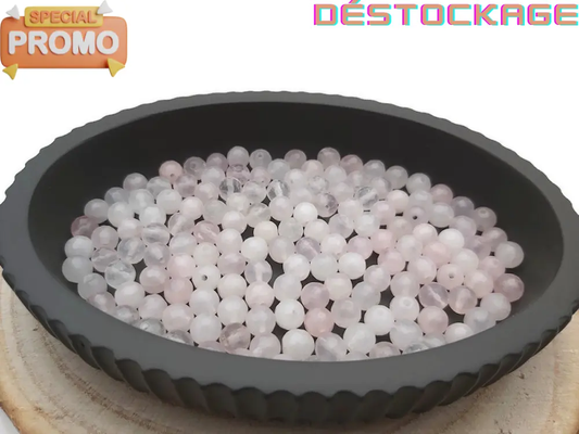 Quartz  - Facettes - 6 mm - 30 Perles Les Précieuses Perles