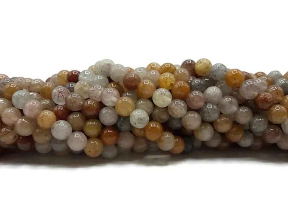 Quartz rutile - 6 mm - 30/60 Perles Les Précieuses Perles