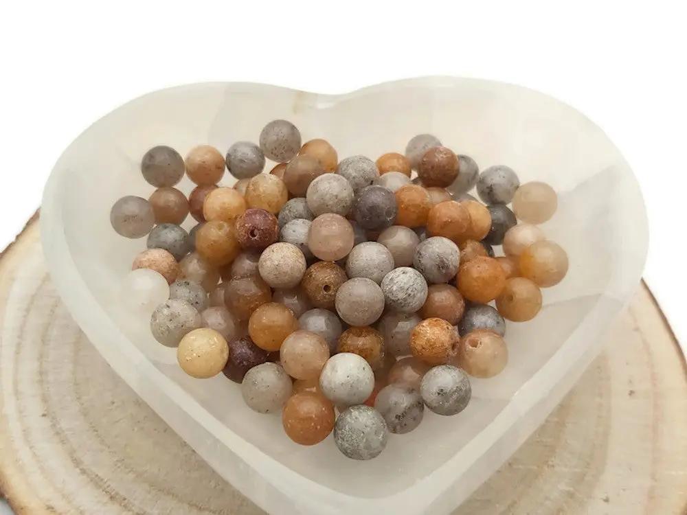 Quartz rutile - 8 mm - 20/40 Perles Les Précieuses Perles