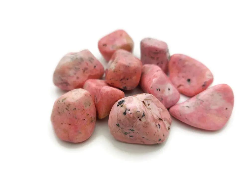 Rhodochrosite grade A  - Pérou - Pierre roulée Les Précieuses Perles