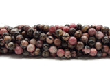 Rhodonite - 8 mm - 20/40 Perles