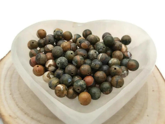 Rhyolite - 8 mm - 20/40 Perles Les Précieuses Perles