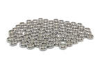 Rondelles séparateurs 5 x 2 mm inox - 50/100 Perles