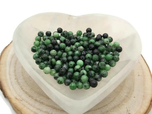 Rubis Zoïsite - 6 mm - 30/60 Perles Les Précieuses Perles