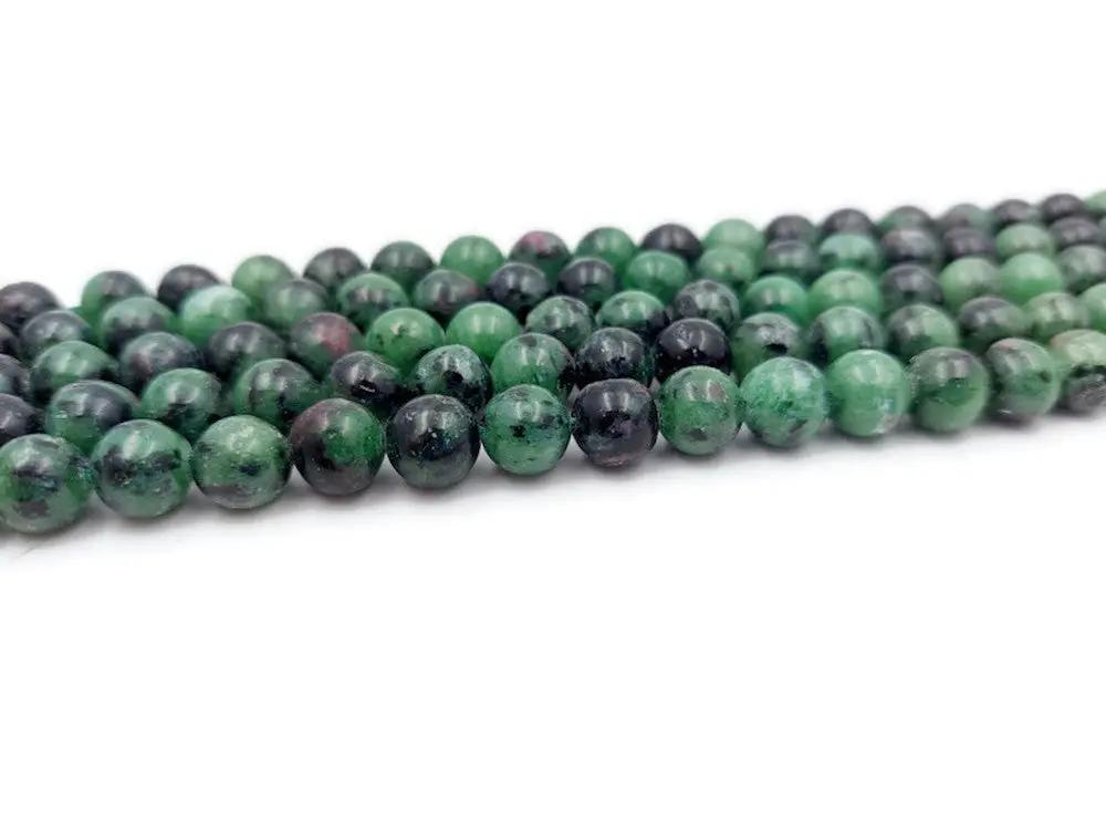 Rubis Zoïsite - 8 mm - 20/40 Perles Les Précieuses Perles