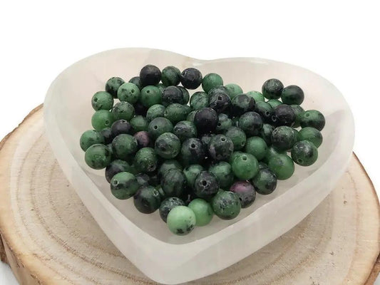 Rubis Zoïsite - 8 mm - 20/40 Perles Les Précieuses Perles