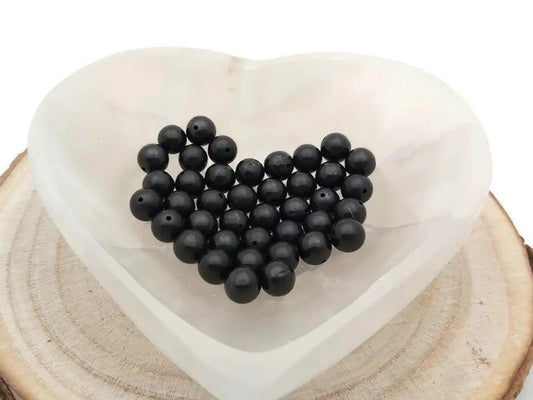 Shungite - 8 mm - 10/20 Perles Les Précieuses Perles