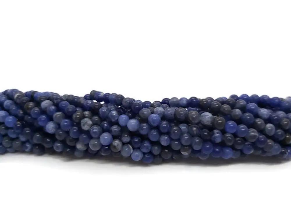 Sodalite - 4 mm - 80 Perles Les Précieuses Perles