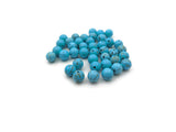 Turquoise synthétique - 8 mm - 20/40 Perles