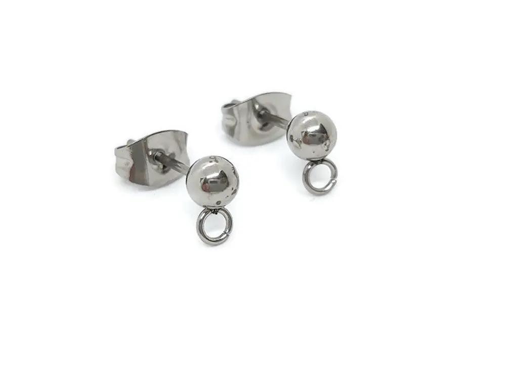 Support boucles d'oreilles inox - Lot de 20 Les Précieuses Perles