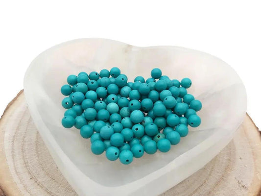 Turquoise - 6 mm - 30/60 Perles Les Précieuses Perles