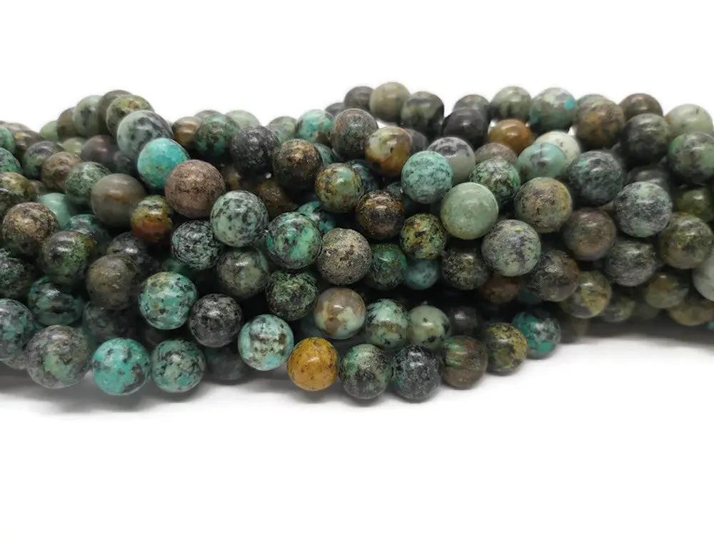 Turquoise Africaine - 8 mm - 20/40 Perles Les Précieuses Perles