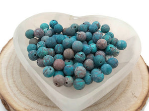 Turquoise mat - 8 mm - 20/40 Perles