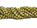 Turquoise jaune - 8 mm - 40 Perles