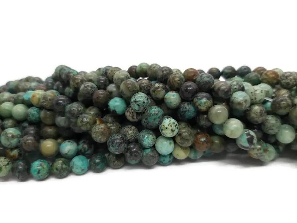 Turquoise Africaine - 6 mm - 30/60 Perles Les Précieuses Perles