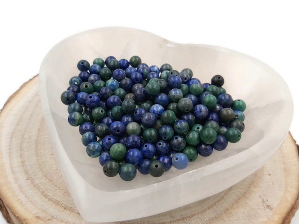 Azurite Malachite - 5,7 mm - 60 Perles
