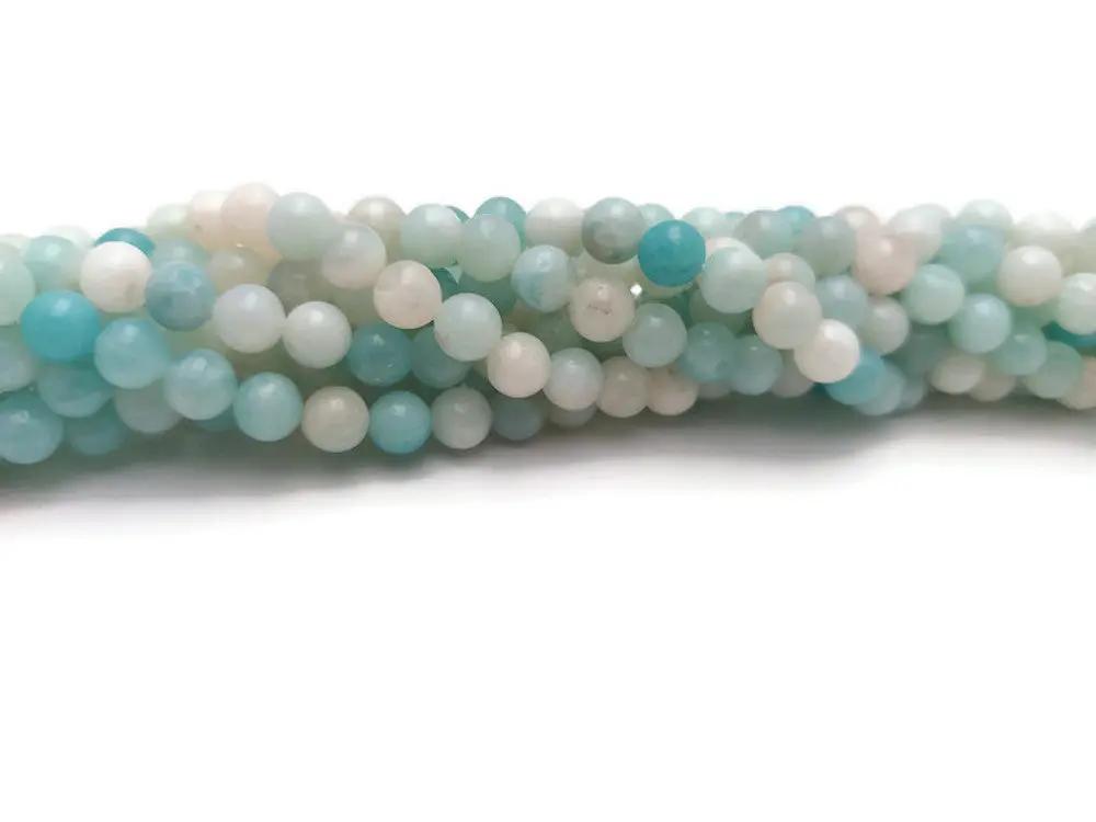 Amazonite - 6 mm - 30/60 Perles Les Précieuses Perles