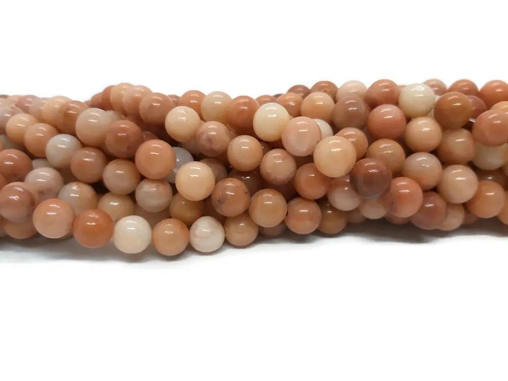 Aventurine ocre - 8 mm - 40 Perles Les Précieuses Perles