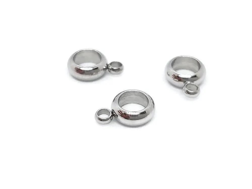 Bélière anneau 6 mm inox - Lot de 10/20 Les Précieuses Perles