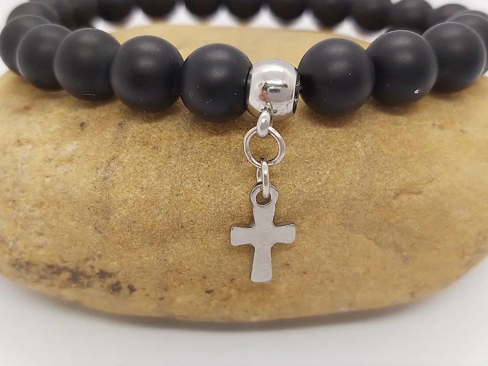 Breloque croix inox - Lot de 10/20 Les Précieuses Perles