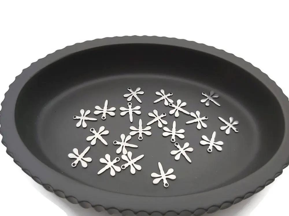Breloque libellule inox - Lot de 10/20 Les Précieuses Perles