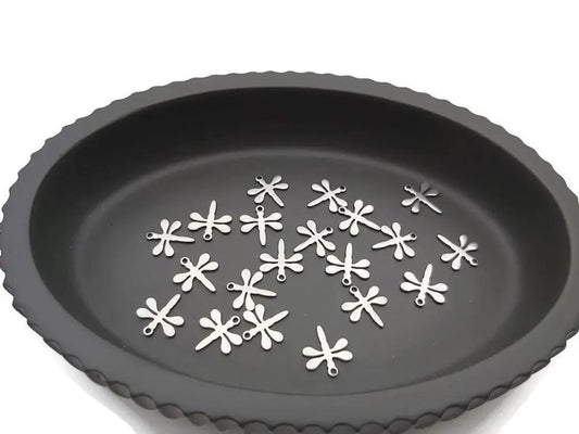 Breloque libellule inox - Lot de 10/20 Les Précieuses Perles