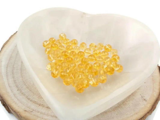 Citrine - 6 mm - 30/60 Perles Les Précieuses Perles