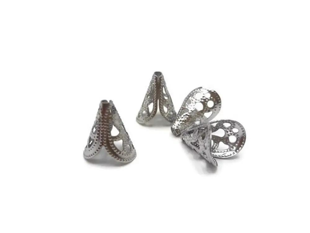 Coupelles - Cône inox - Lot de 40 Les Précieuses Perles