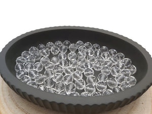 Cristal de roche à facettes - 8 mm - 10/20 Perles