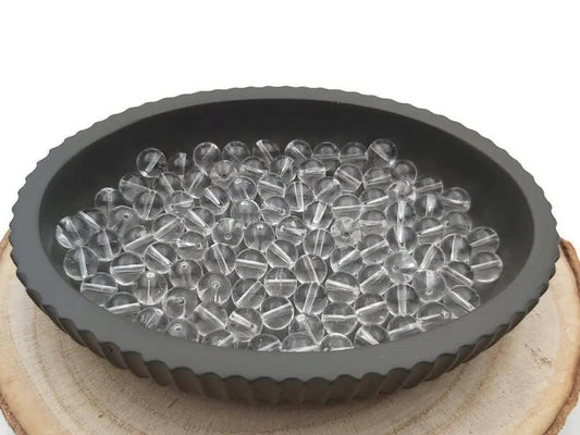 Cristal de Roche - 8 mm - 20/40 Perles Les Précieuses Perles