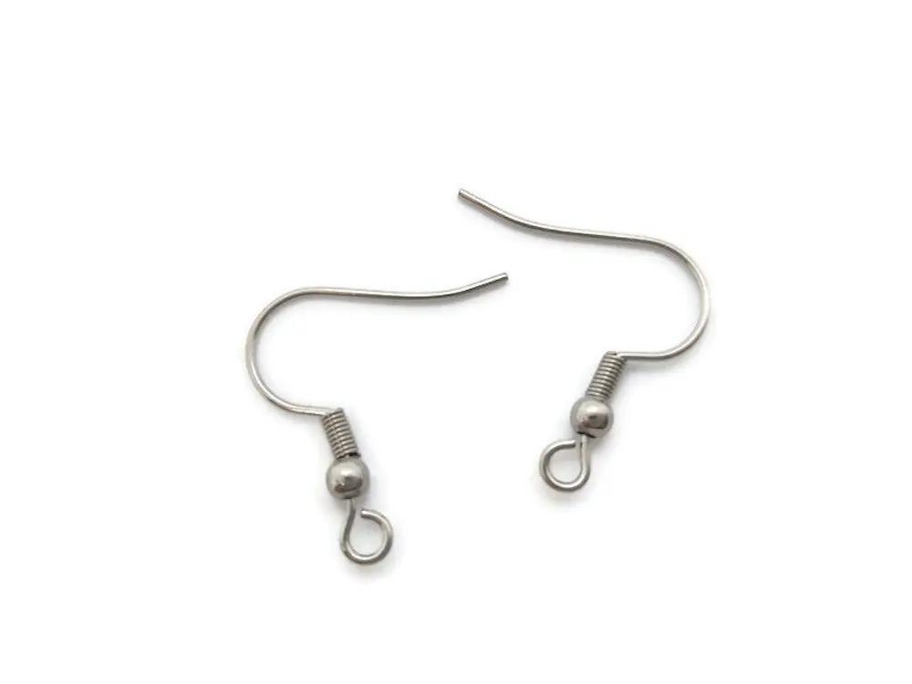 Crochet boucle d'oreilles - Inox - Lot de 40 Les Précieuses Perles