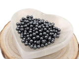 Hématite noire synthétique - 6 mm - 60 Perles