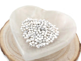 Howlite blanche synthétique - 4 mm - 80 Perles