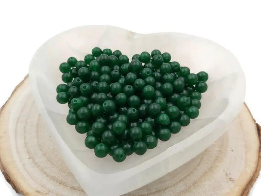 Jade de Malaisie vert - 6 mm - 60 Perles Les Précieuses Perles