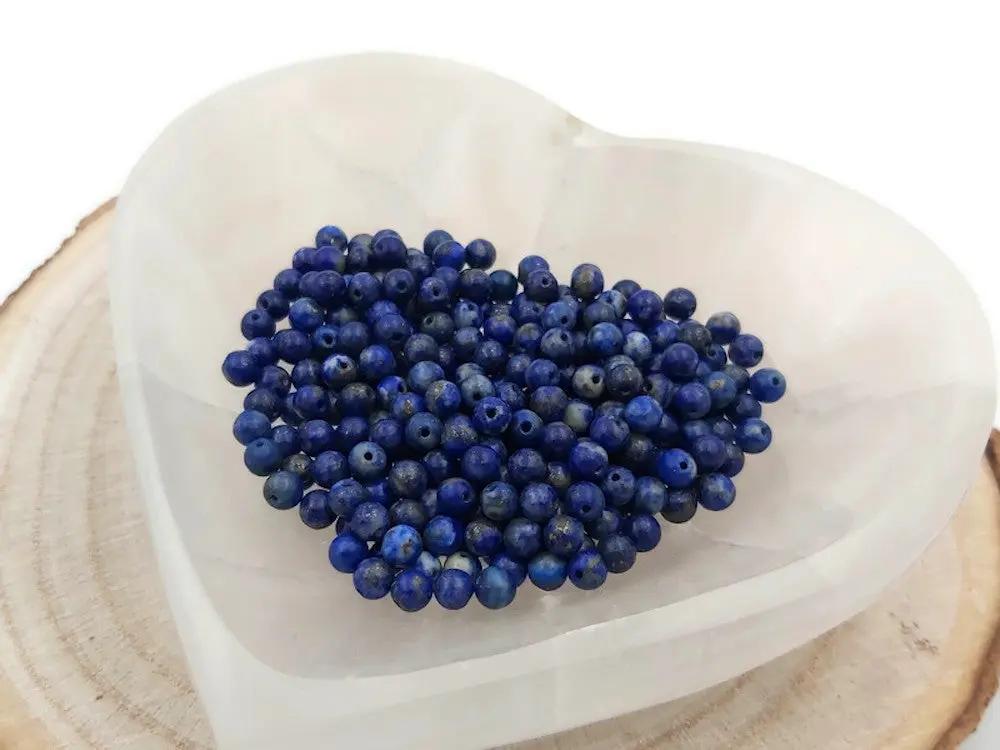Lapis Lazuli - 4 mm - 80 Perles Les Précieuses Perles