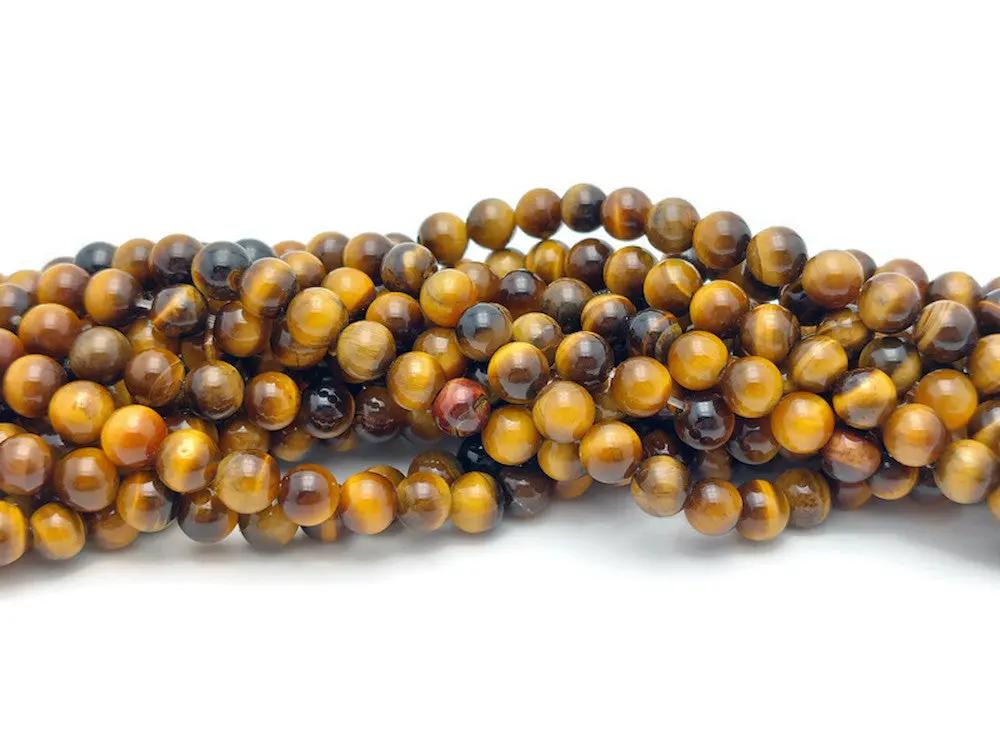 Œil de tigre Grade A+  - 6 mm - 30/60 Perles Les Précieuses Perles