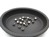 Perles cubes de 6 mm inox - Lot de 20