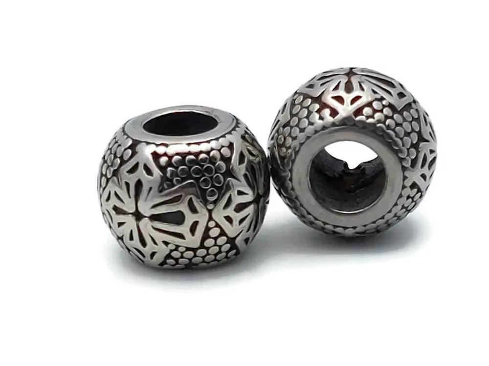 Perle décorative Inox - 13 x 10 mm Les Précieuses Perles