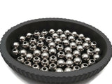 Perles rondes 10 mm trou 3,5 mm inox